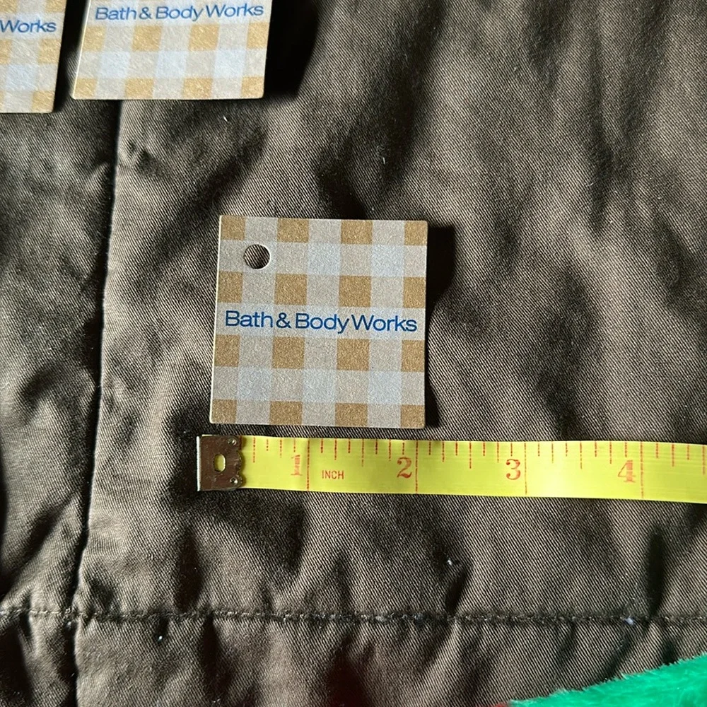 Bath & Body Works Small Cardboard Gingham Gift Tags